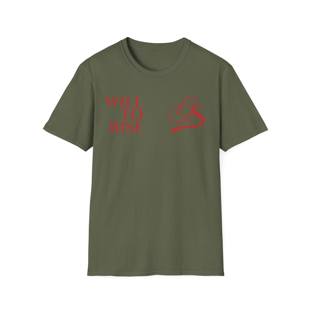 WILL TO RISE. T-shirt.