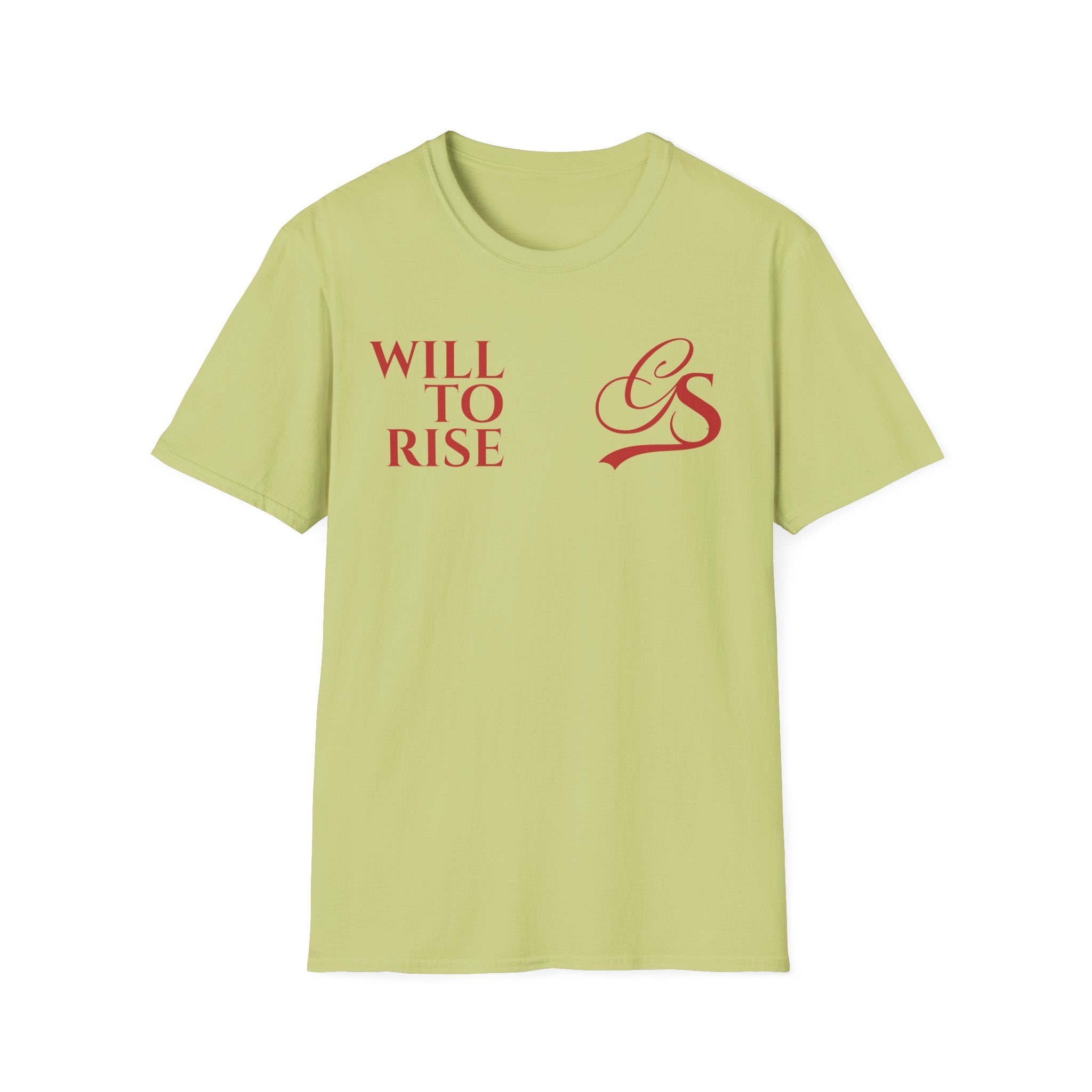 WILL TO RISE. T-shirt.