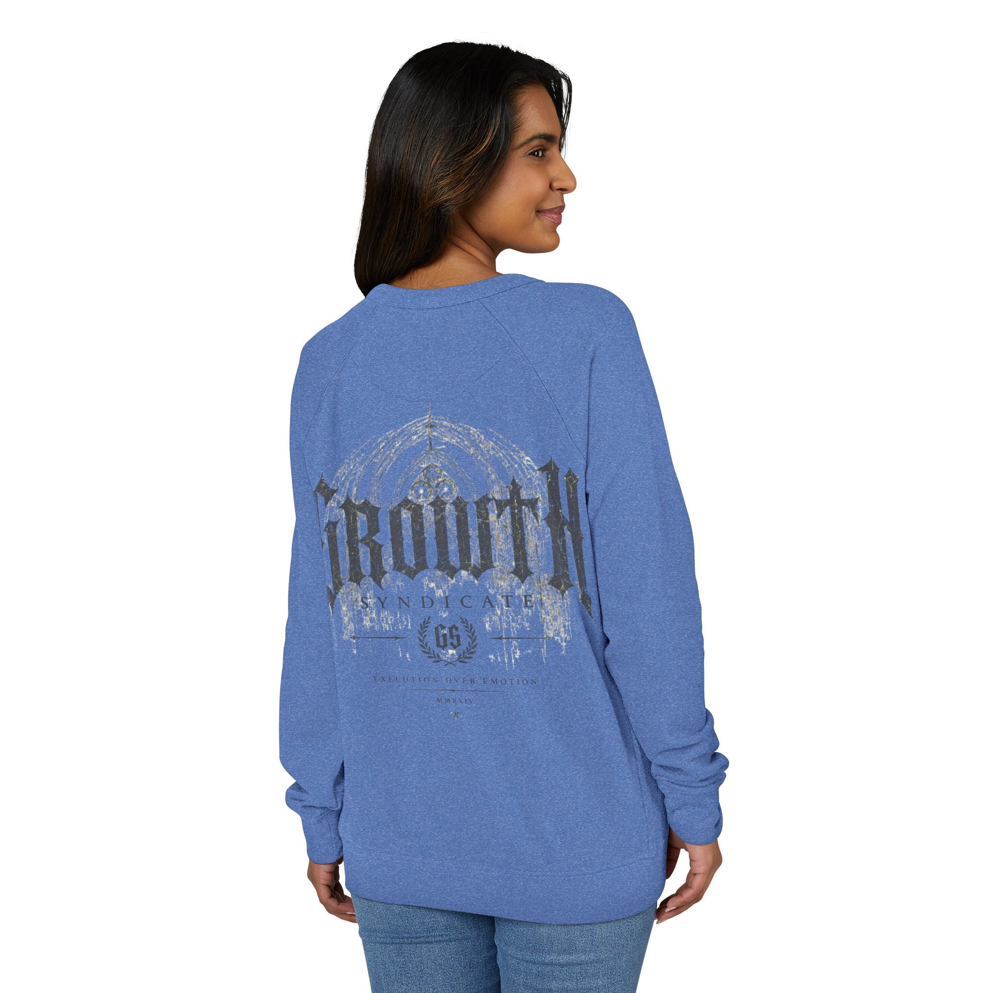 GROWTH Terry Raglan Crewneck