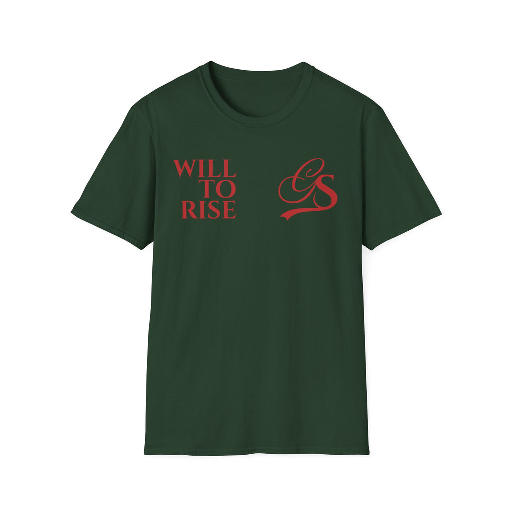 WILL TO RISE. T-shirt.