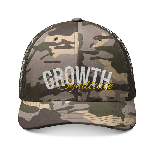 Camouflage Trucker Hat (Embroidery)
