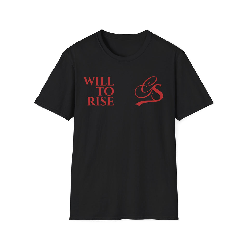 WILL TO RISE. T-shirt.