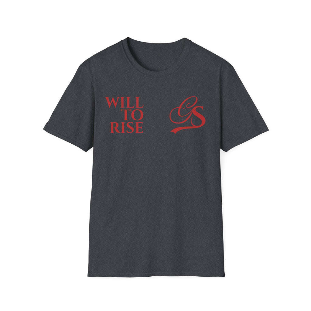 WILL TO RISE. T-shirt.