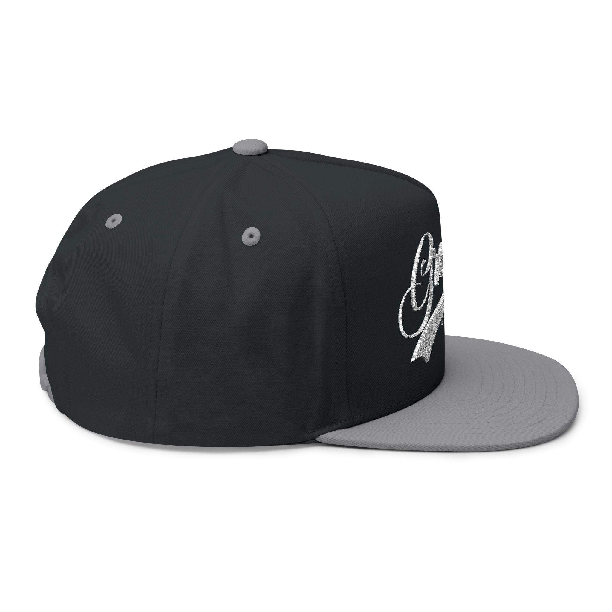 Flat Bill Cap (Embroidery)