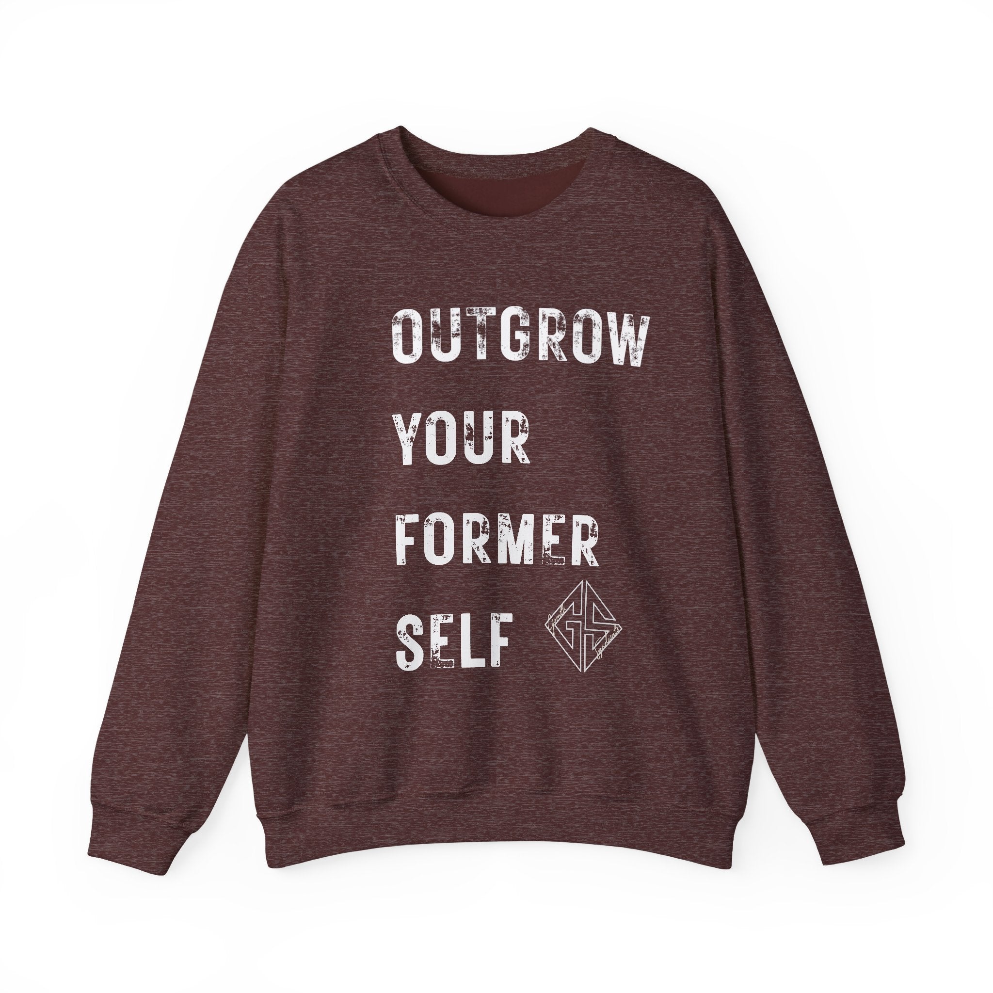 OUTGROW FORMER SELF. Sweatshirt.