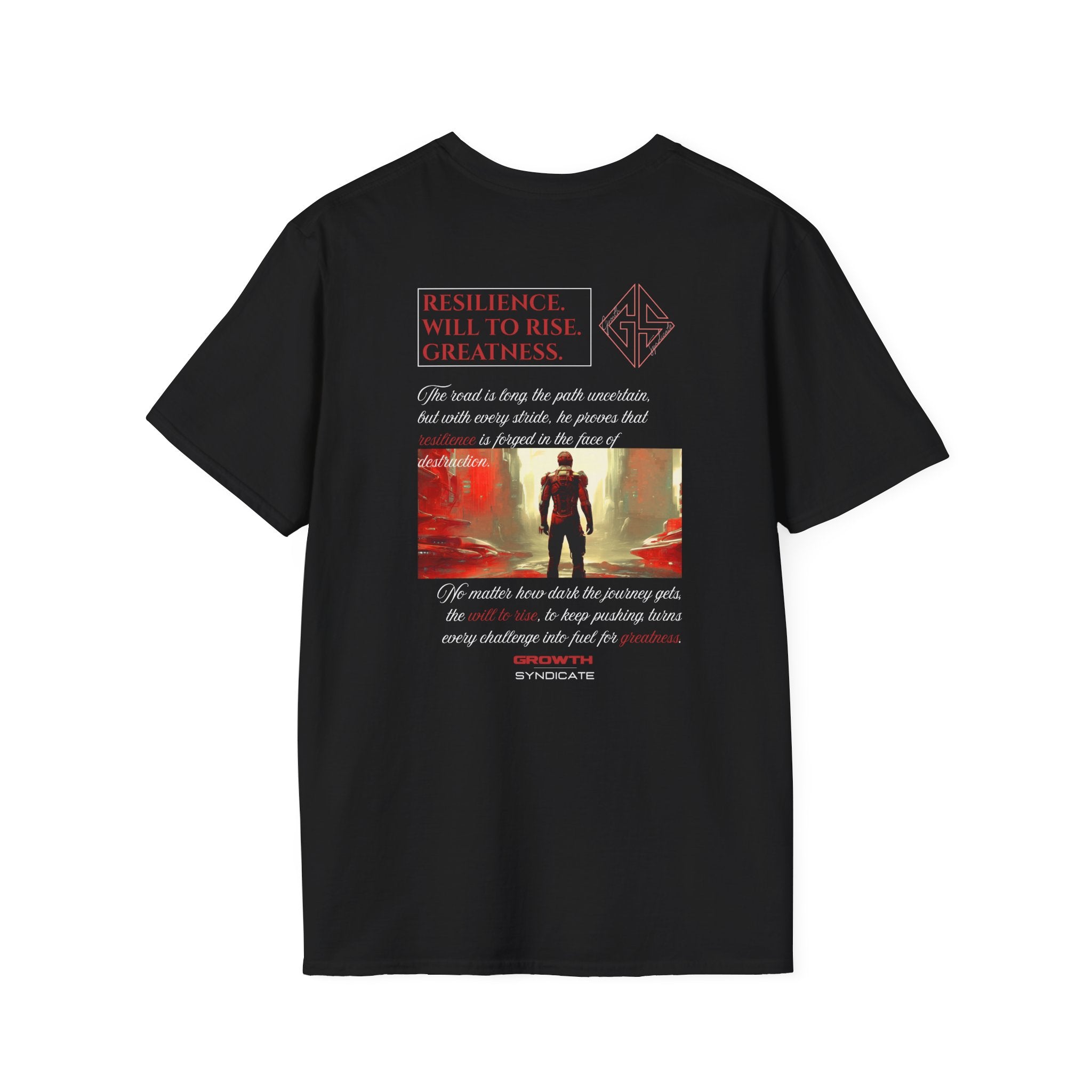 WILL TO RISE. T-shirt.