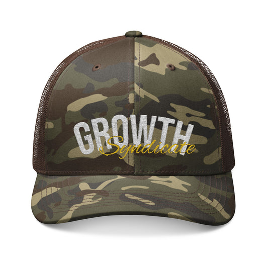 Camouflage Trucker Hat (Embroidery)