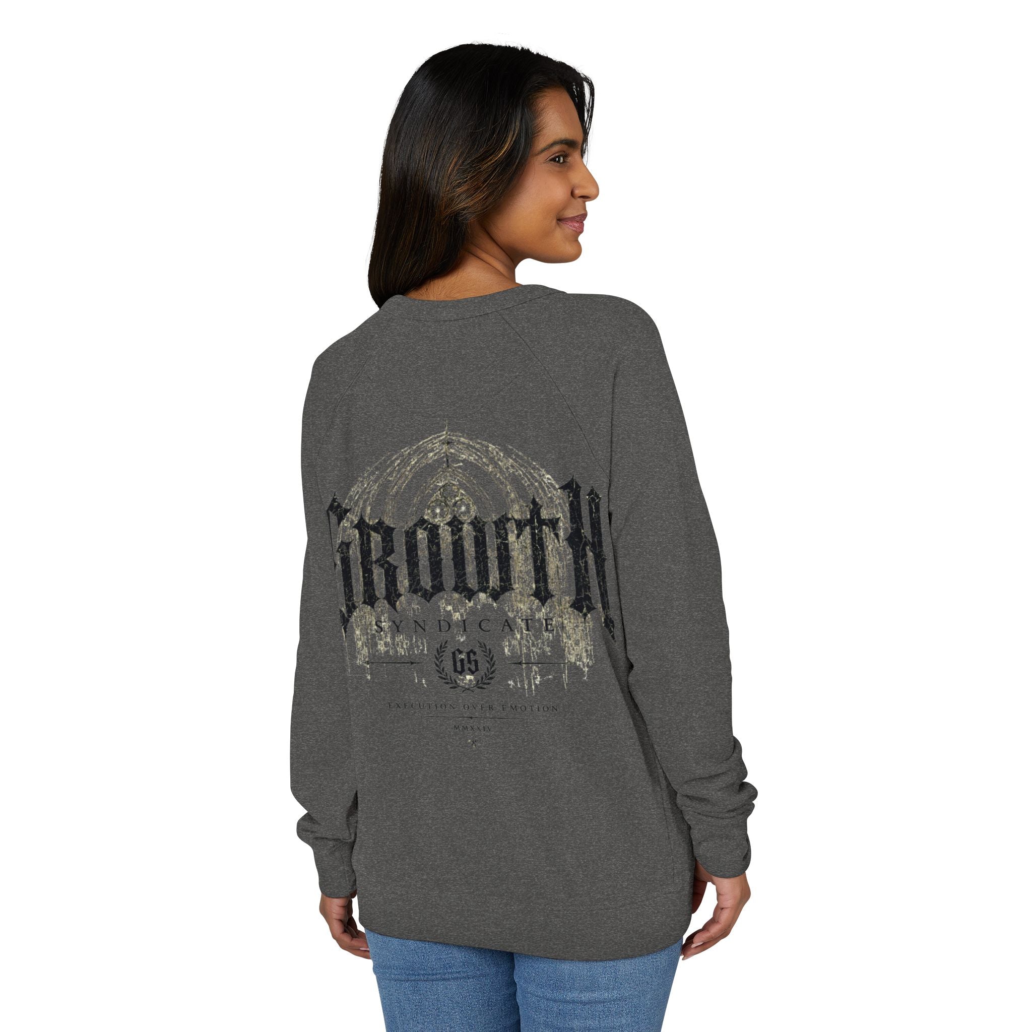 GROWTH Terry Raglan Crewneck