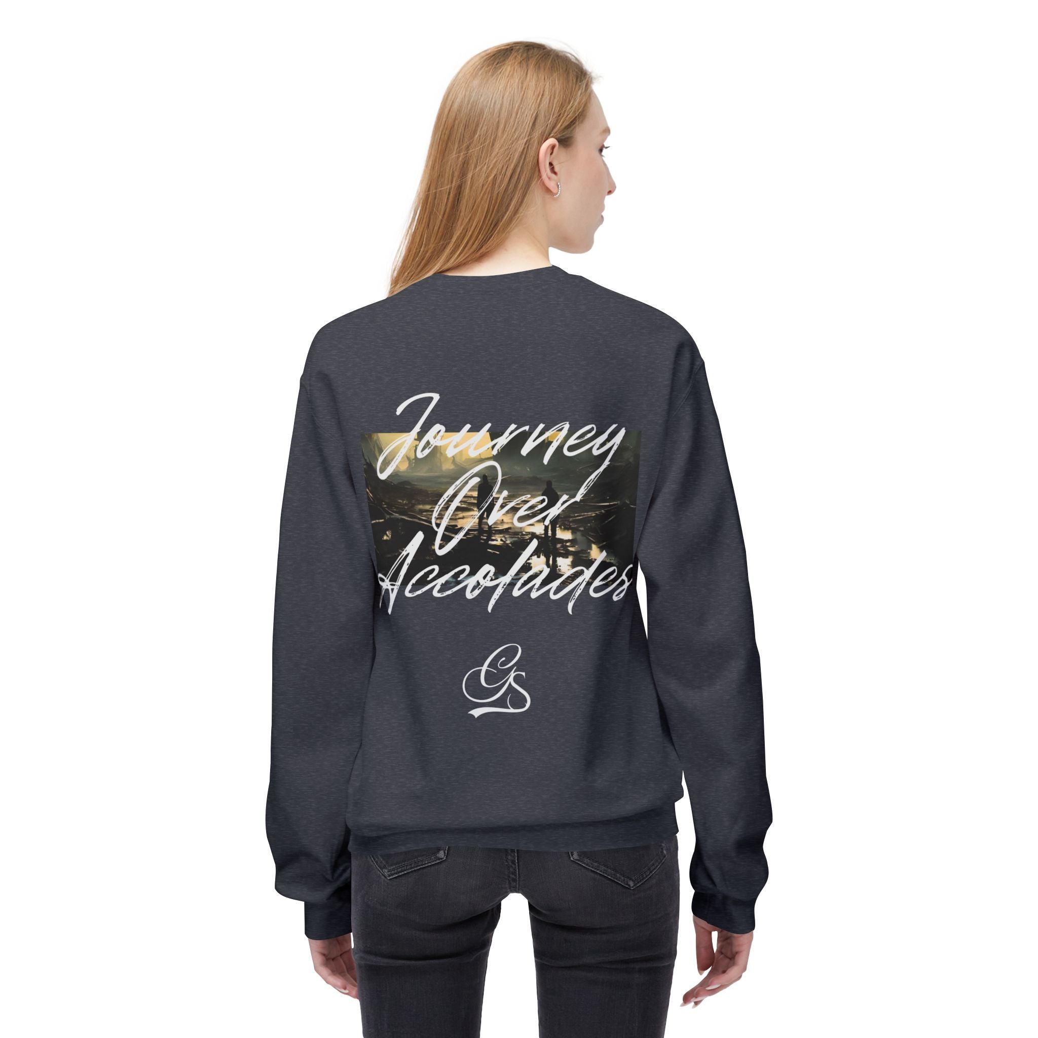 JOURNEY/ACCOLADES Midweight Softstyle Fleece Crewneck Sweatshirt
