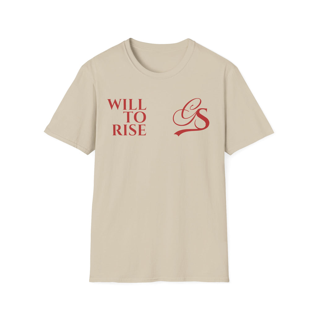 WILL TO RISE. T-shirt.