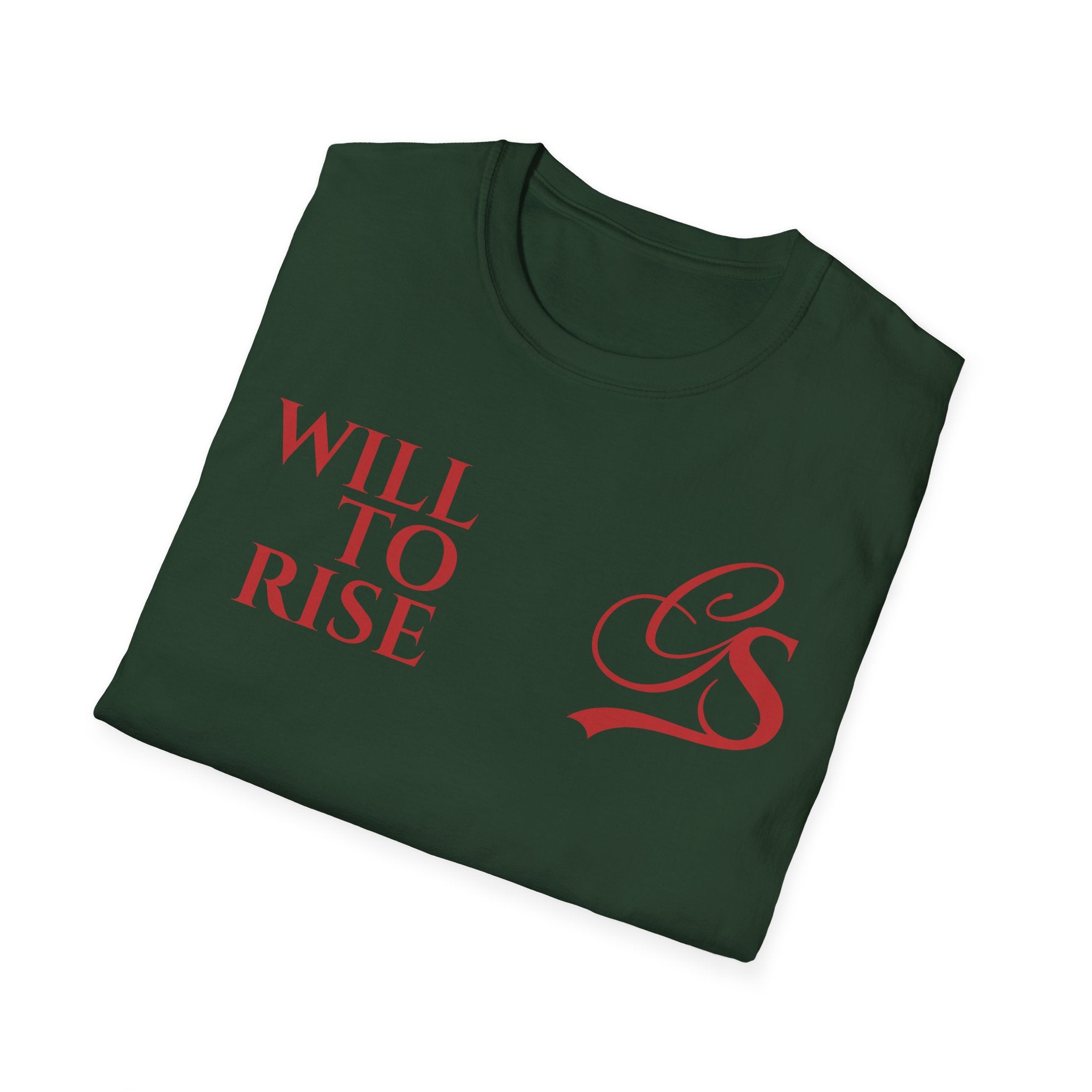 WILL TO RISE. T-shirt.
