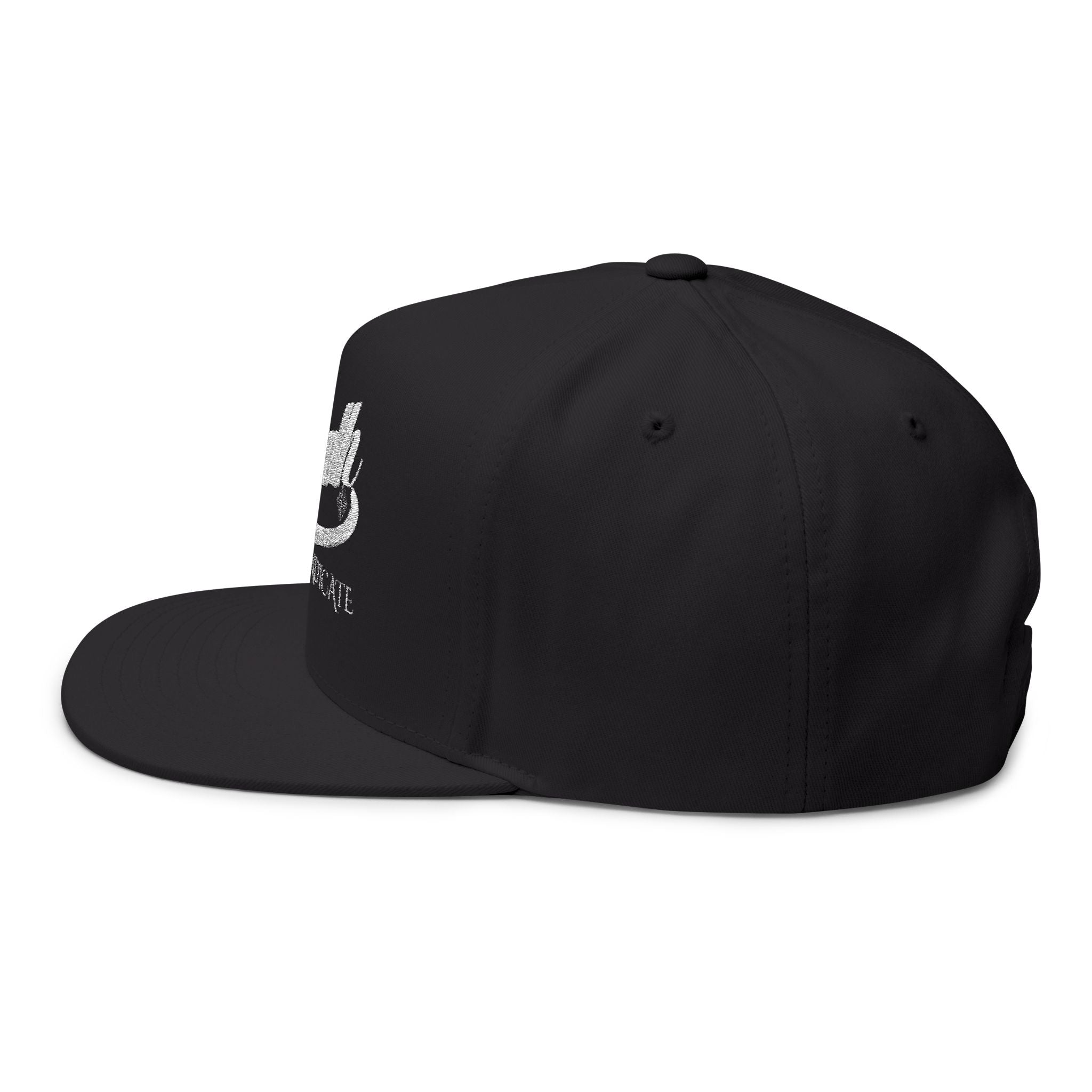 Flat Bill Cap (Embroidery)