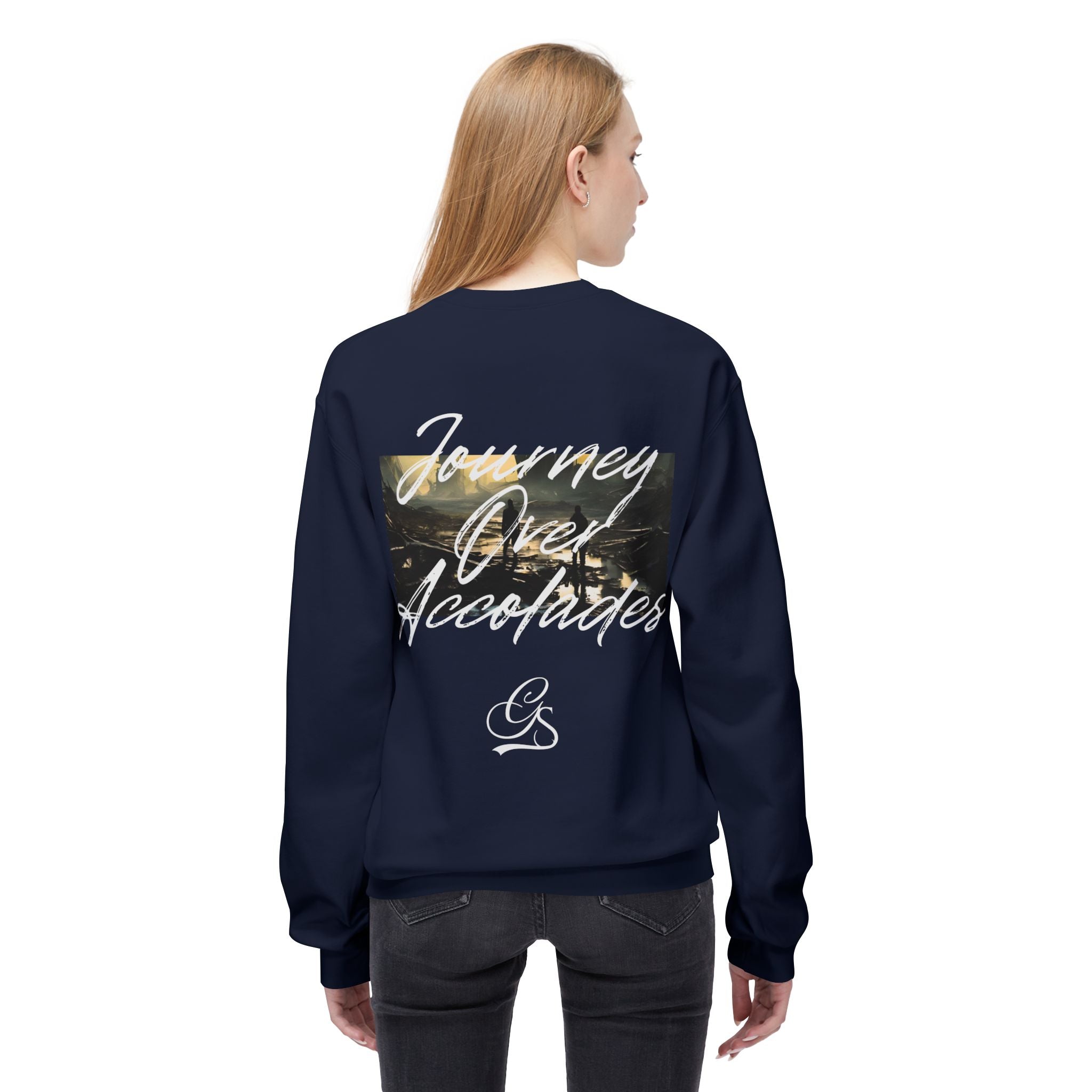 JOURNEY/ACCOLADES Midweight Softstyle Fleece Crewneck Sweatshirt