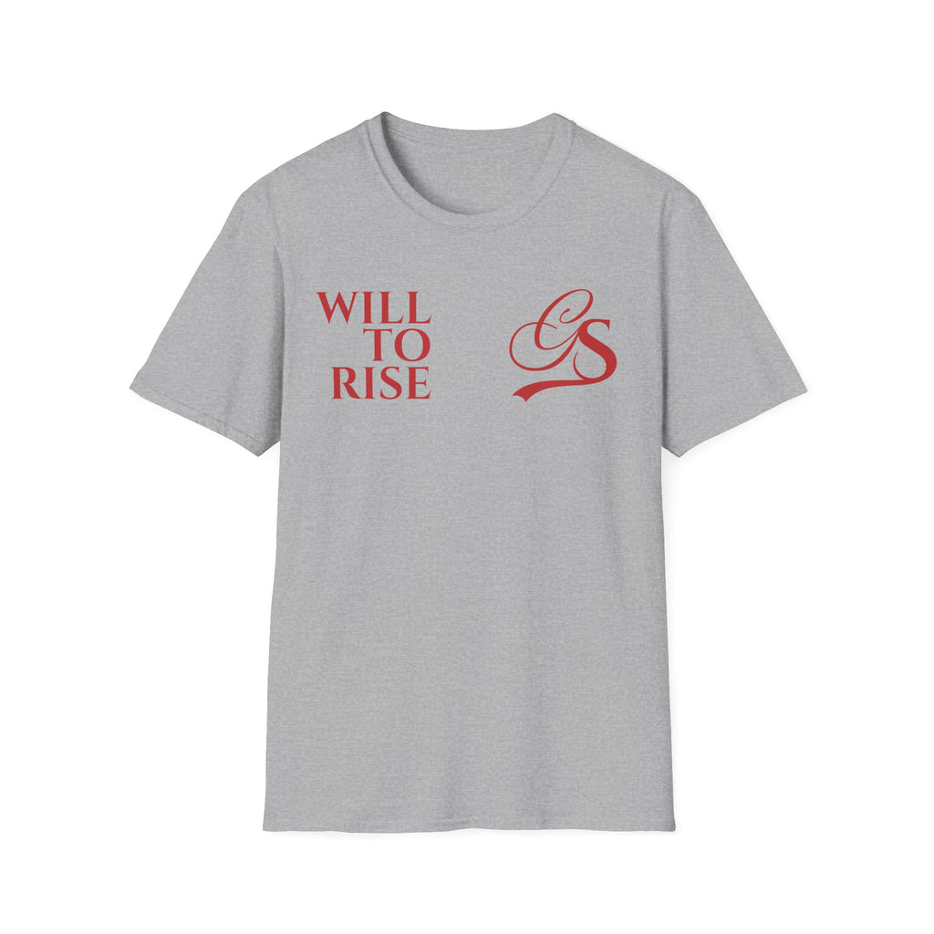WILL TO RISE. T-shirt.