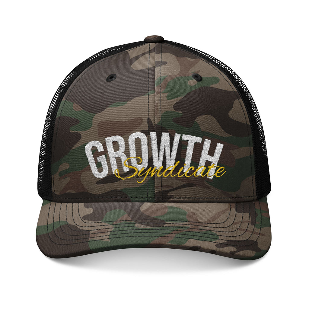 Camouflage Trucker Hat (Embroidery)