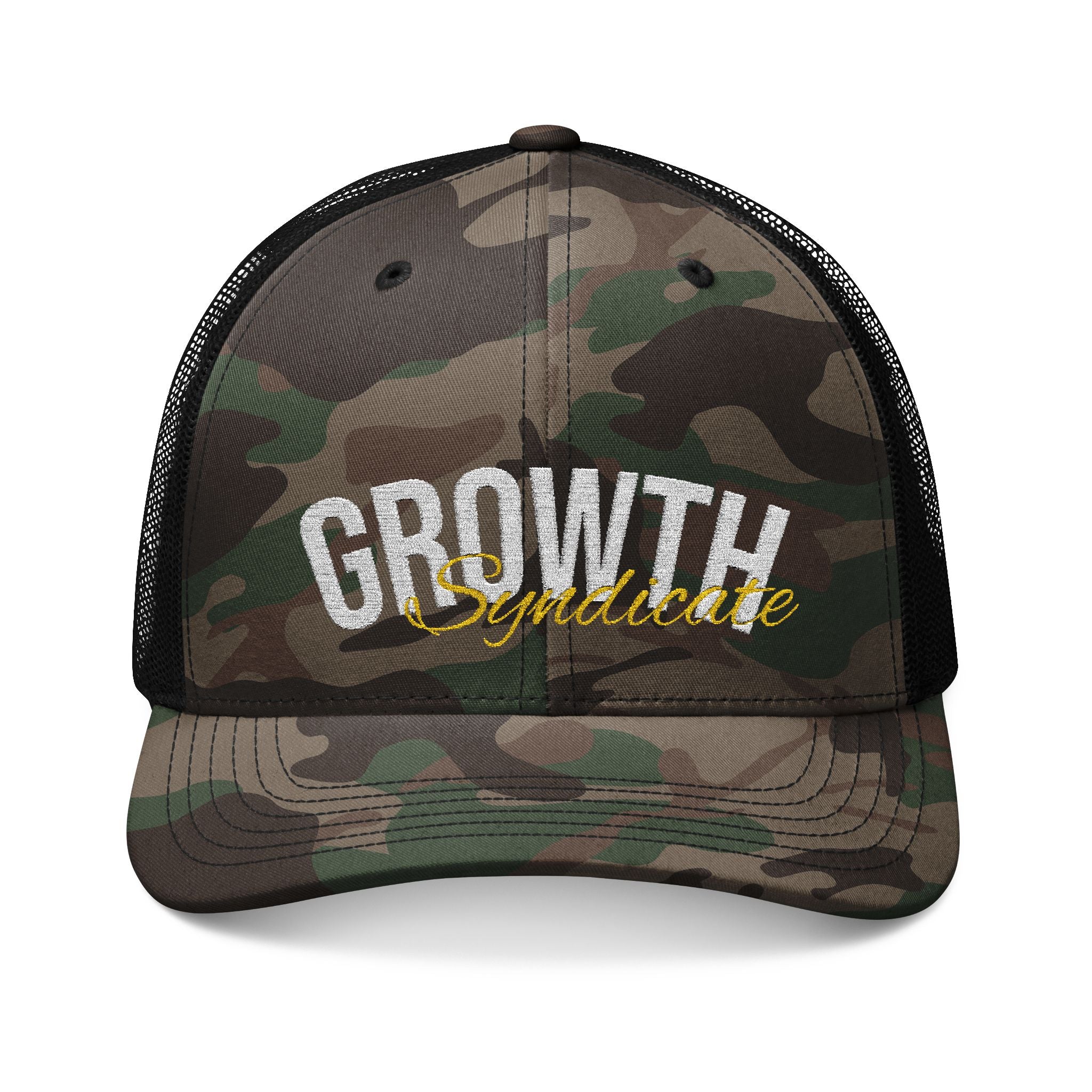 Camouflage Trucker Hat (Embroidery)